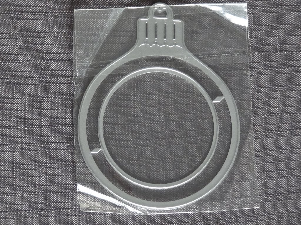 NIEUW! Snij/Embossing Mal Kerstbal >Snelle Verzending!<, Ophalen of Verzenden, Nieuw, Kerst, Blanco kaart of Basiskaart