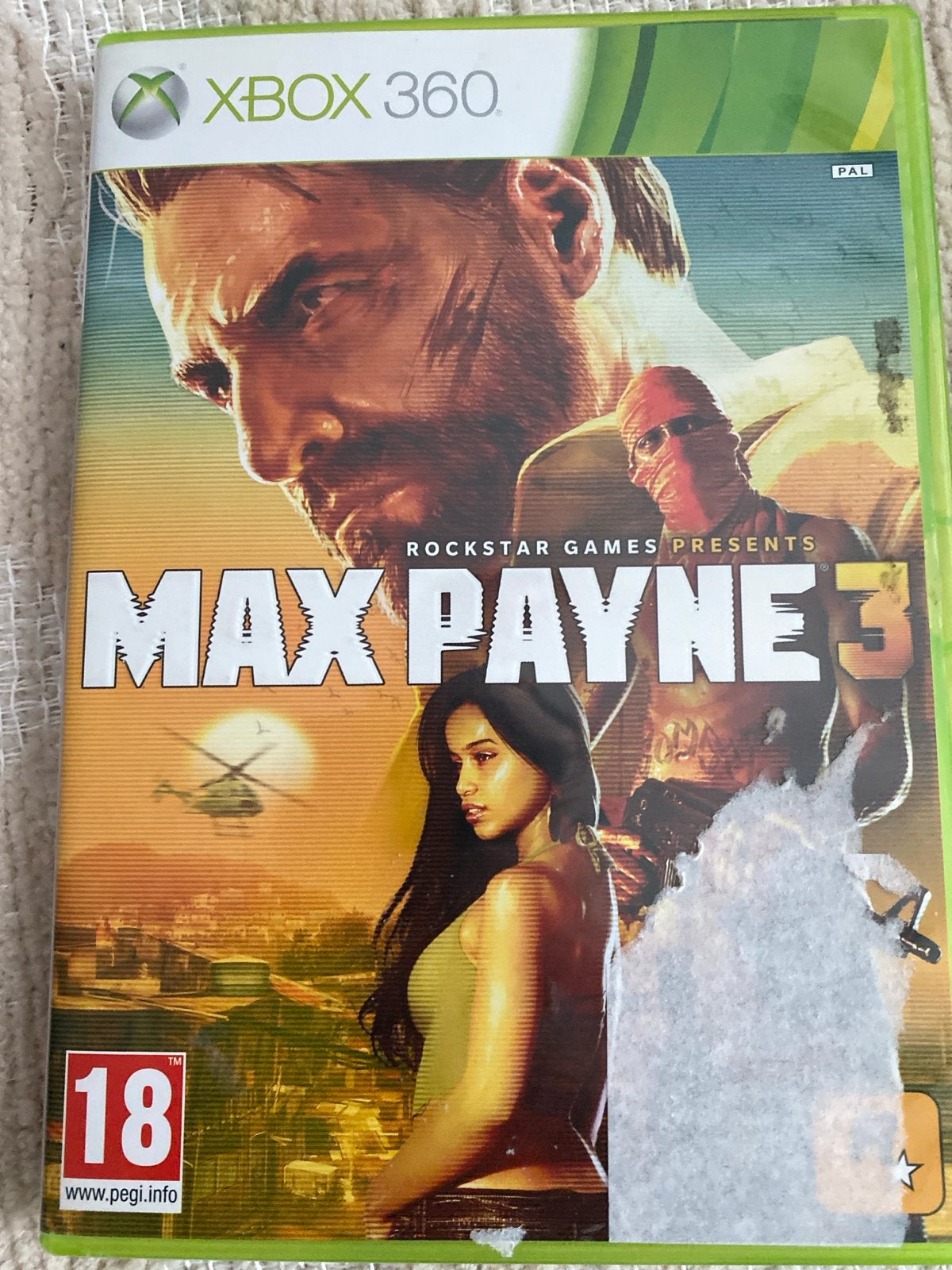 Max Payne 3 - Xbox 360 (PAL), Spelcomputers en Games, Online, Gebruikt, Vanaf 18 jaar, Shooter