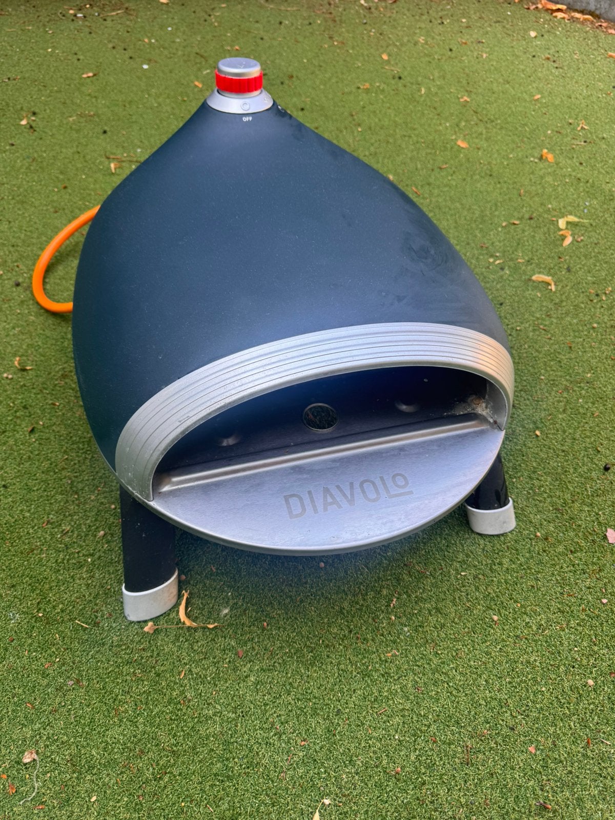 Delivita Diavolo pizza oven gas Navy Blue, Tuin en Terras, Pizzaovens, Ophalen, Zo goed als nieuw