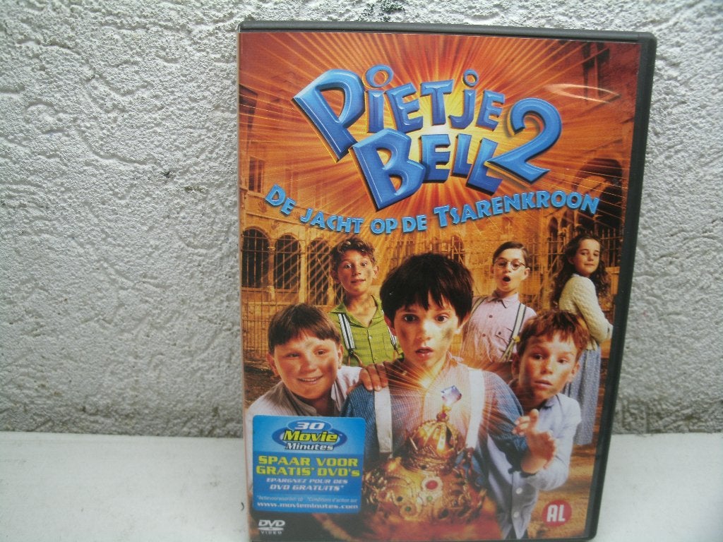 dvd 276k pietje bell de film 2 jacht op de tsarenkroon, Alle leeftijden, Ophalen of Verzenden, Zo goed als nieuw