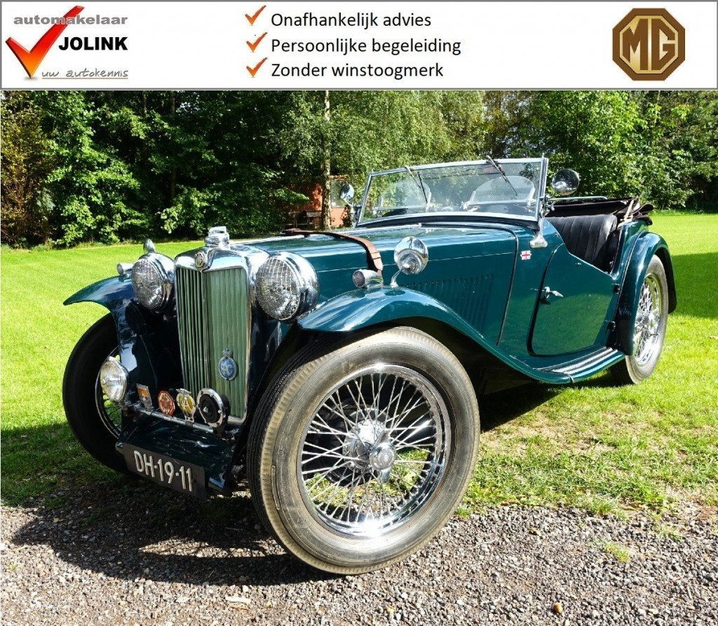 Mg TC 1.25 Midget I 1948 I 34 jaar eigendom I MRB & APK vrij, Auto's, Oldtimers, Origineel Nederlands, Handgeschakeld, 2 stoelen