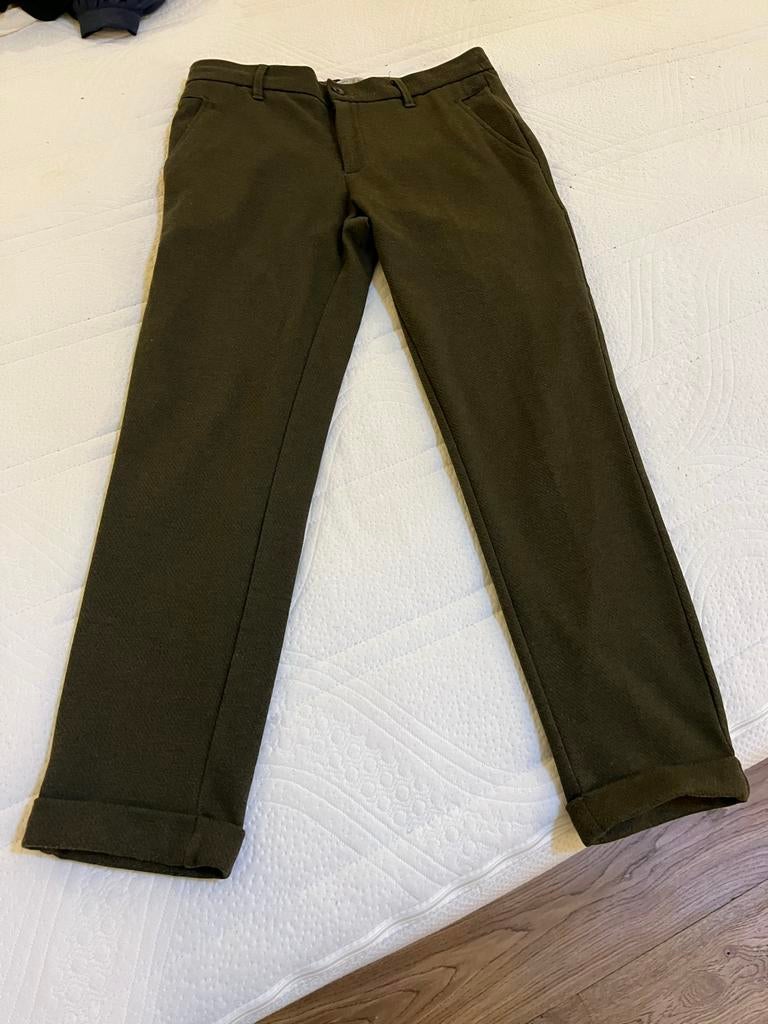 Cast Iron Nette Groene Winterbroek Heren - Maat 33/34 (valt, Ophalen of Verzenden, Gedragen, Maat 48/50 (M), Groen