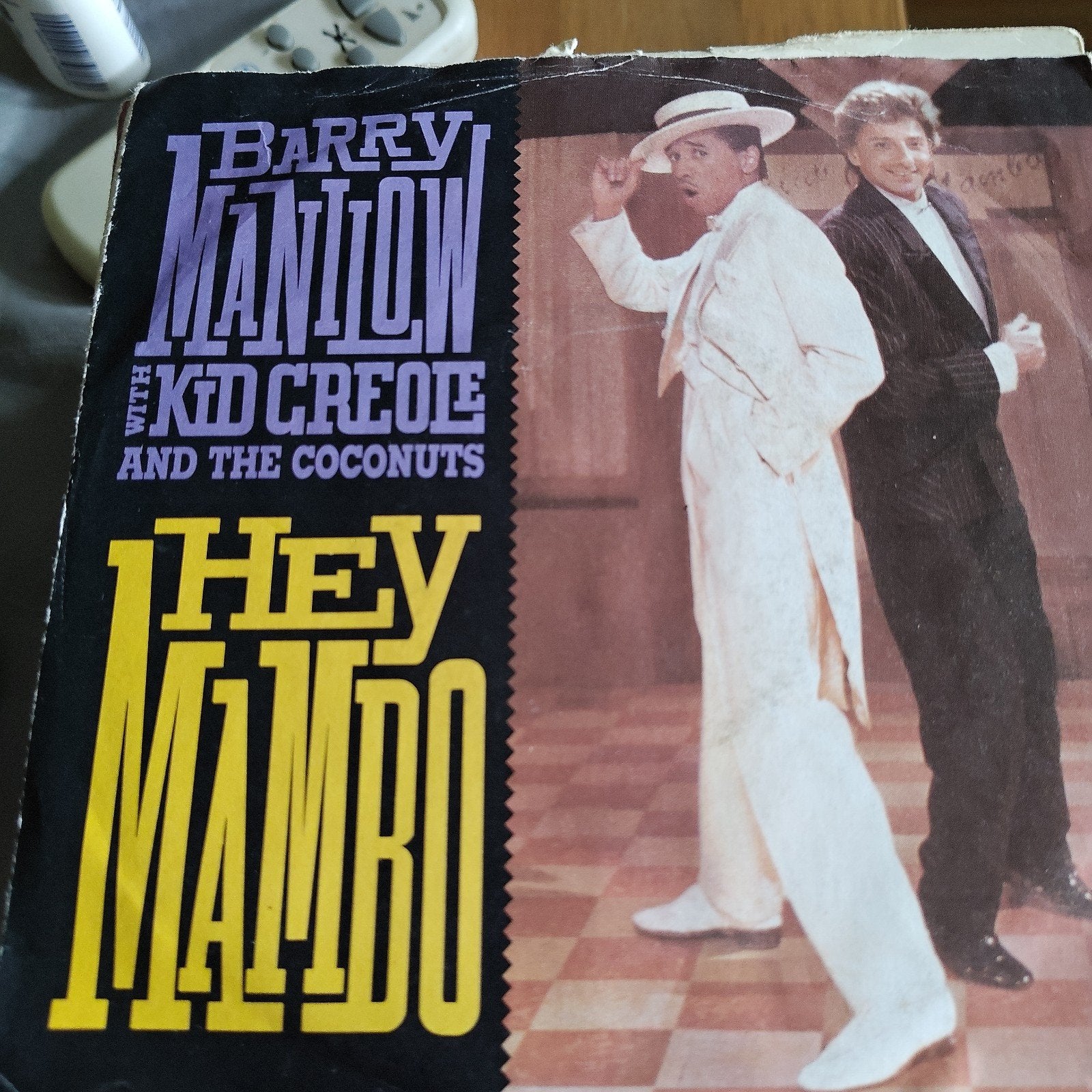 Barry Manilow & Kid Creole - Hey Mambo CD Single, Ophalen of Verzenden, Gebruikt, 7 inch, Pop