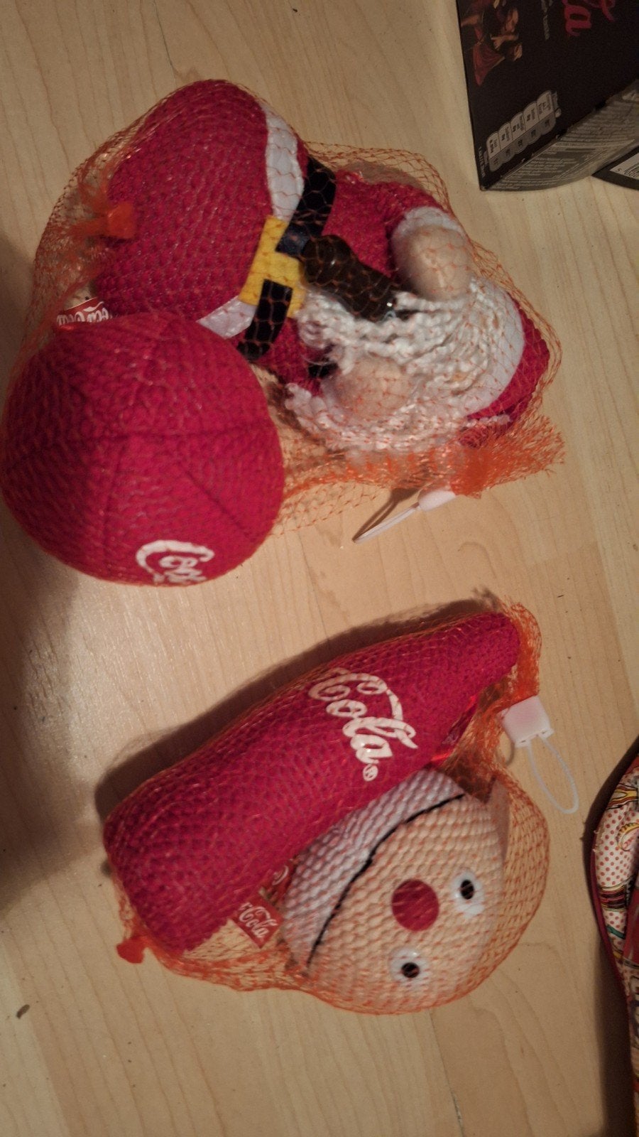 Coca-Cola kersthangers pluche, Ophalen, Nieuw