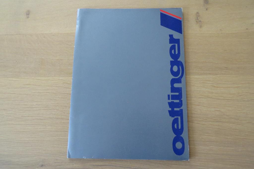 Originele persmap VW Oettinger tuning (1993), Verzenden, Zo goed als nieuw, Volkswagen