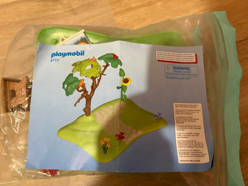 Playmobil 6173 - Boom met vogelnestje en bloemen, Ophalen of Verzenden, Gebruikt, Los playmobil