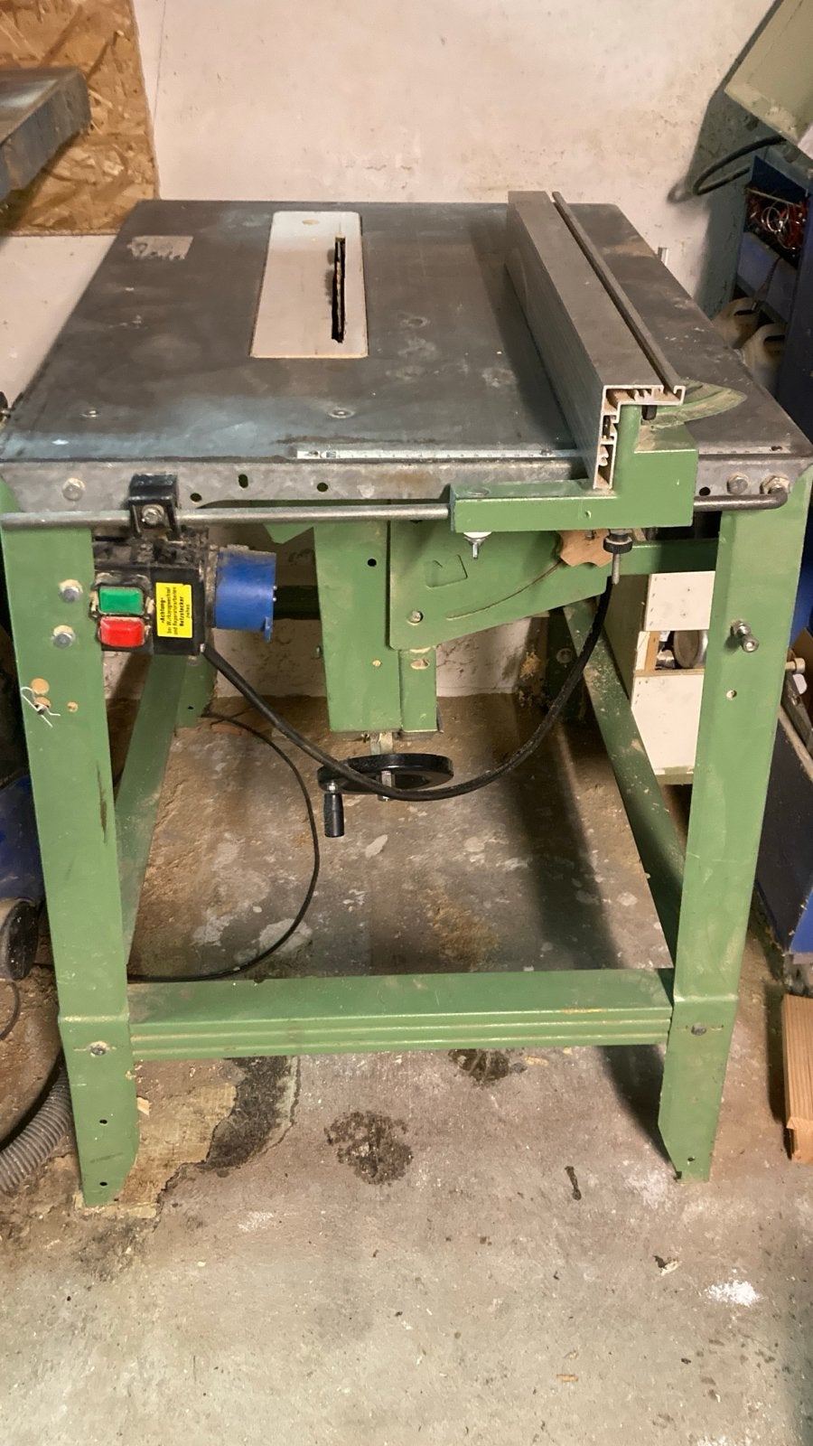 Elektra Beckum TKS22W zaagtafel - 230v - 1100W, Doe-het-zelf en Verbouw, Gereedschap | Zaagmachines, Ophalen, Gebruikt, Cirkelzaag
