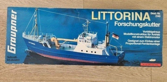 Graupner 2140 Forschungskutter LITTORINA, Hobby en Vrije tijd, Modelbouw | Boten en Schepen, Ophalen of Verzenden, Graupner, NB