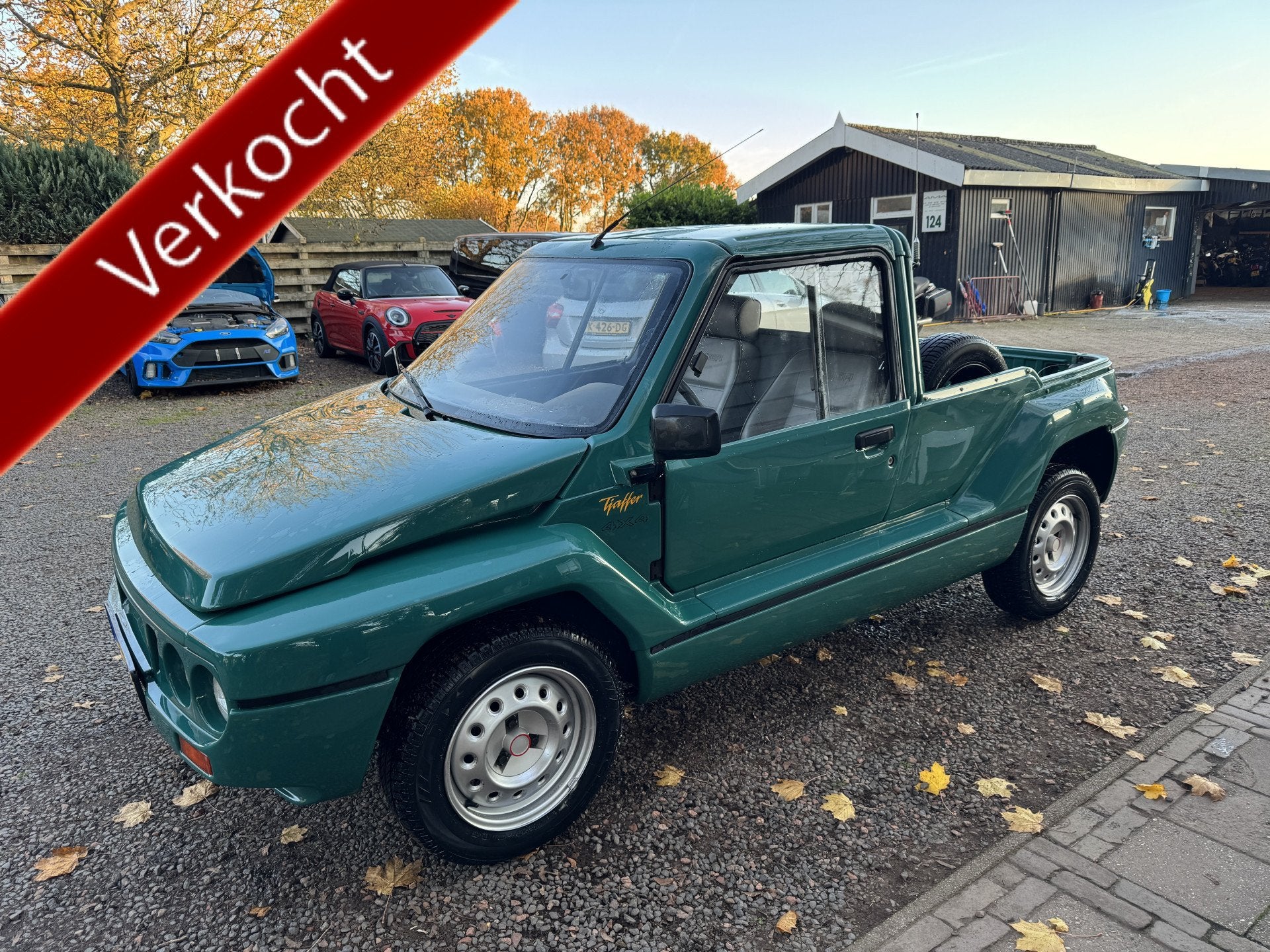 Mega Tjaffer 1.5D PICK-UP 4X4 (bj 1996), Auto's, Gebruikt, 4 cilinders, 58 pk, 876 kg