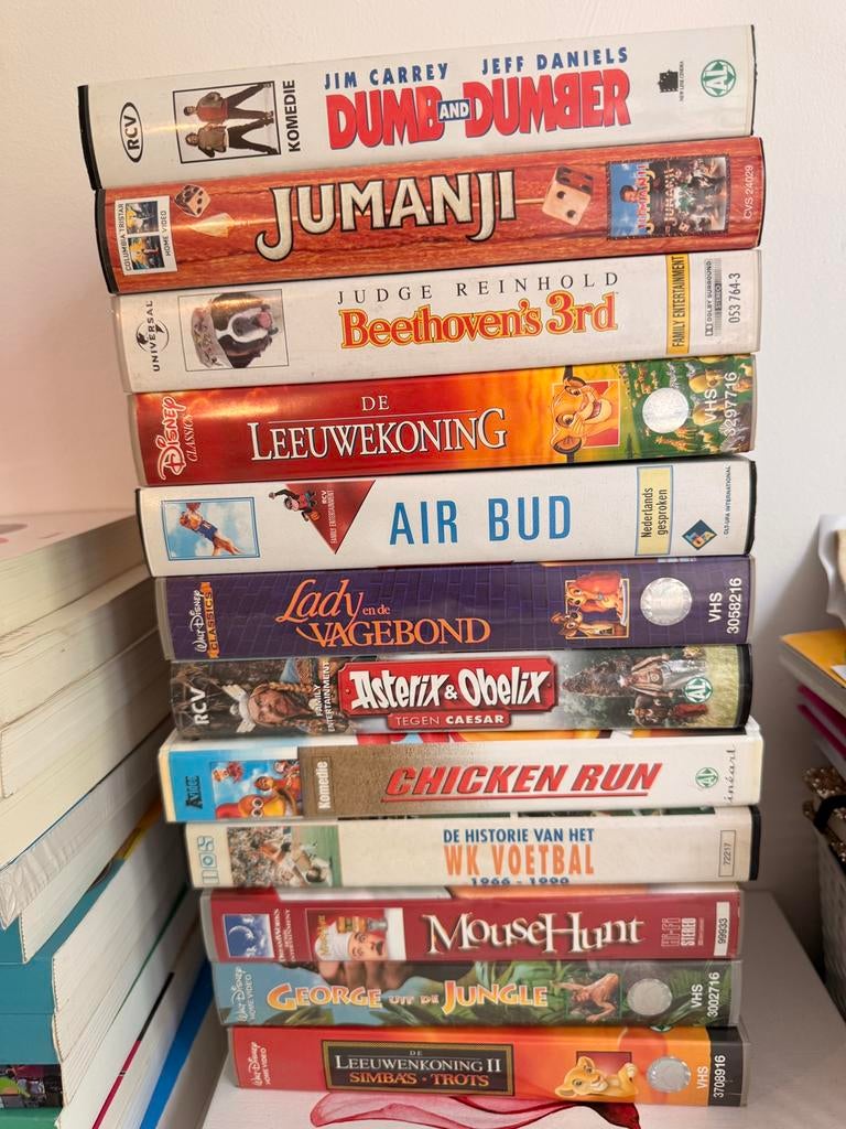 Diverse Videobanden, Cd's en Dvd's, VHS | Kinderen en Jeugd, Ophalen, Gebruikt, Alle leeftijden, Overige typen