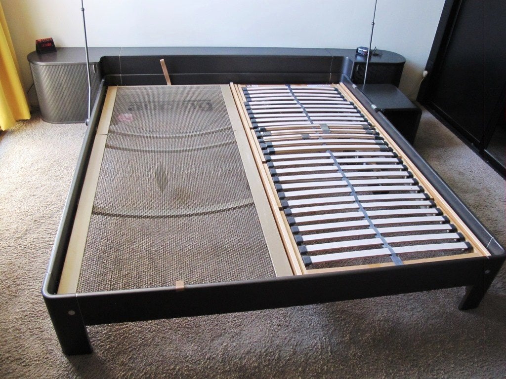 Auping Auronda bedbak voor twee bedden 90x200cm., Ophalen, Overige materialen, Verstelbaar, 90 cm
