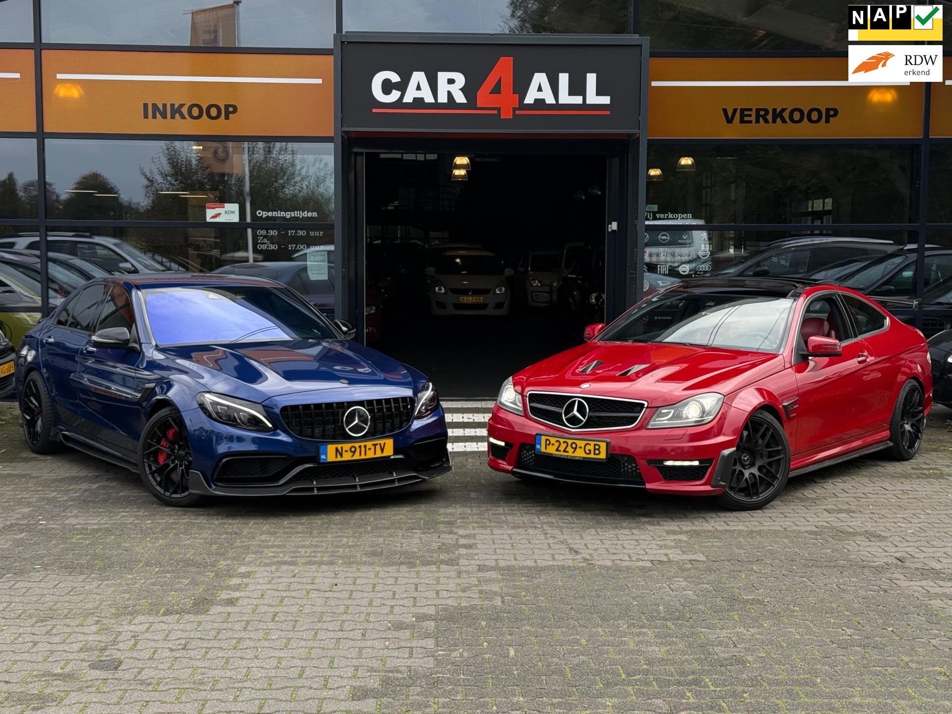 Mercedes-Benz C-klasse Coupé AMG 63 PANO/LEDER/BLACK-SERIES, Auto's, Mercedes-Benz, Automaat, Euro 5, Achterwielaandrijving, 4 stoelen