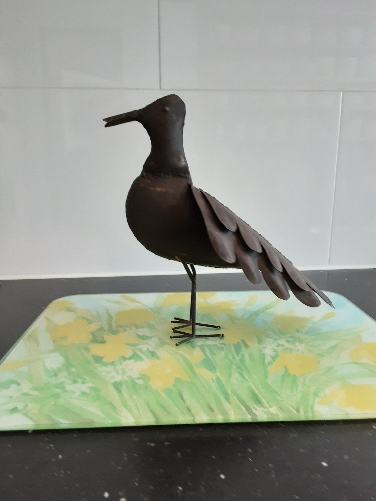 METALEN VOGEL, Ophalen of Verzenden, Vogel, Beeldje of Figuurtje