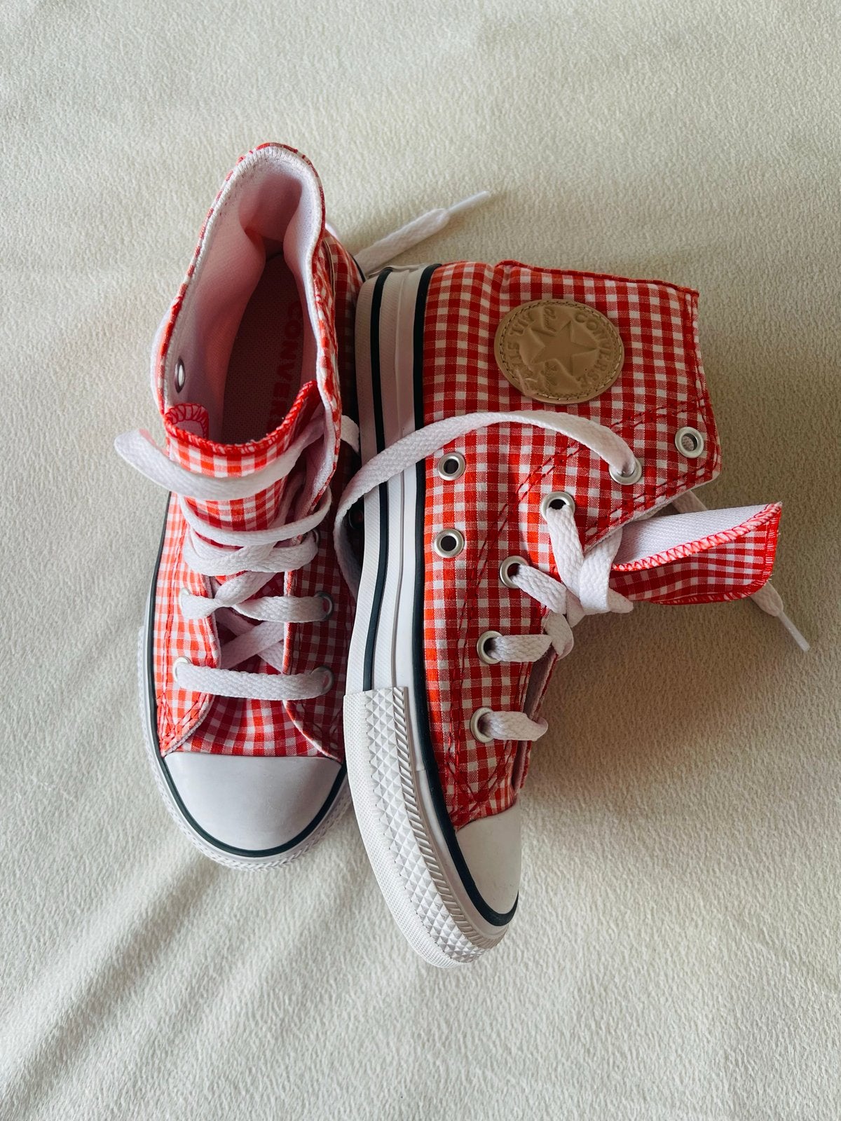 Nieuwe Converse All Star sneakers rood geruit maat 31, Jongen of Meisje, Schoenen, Nieuw, Ophalen of Verzenden
