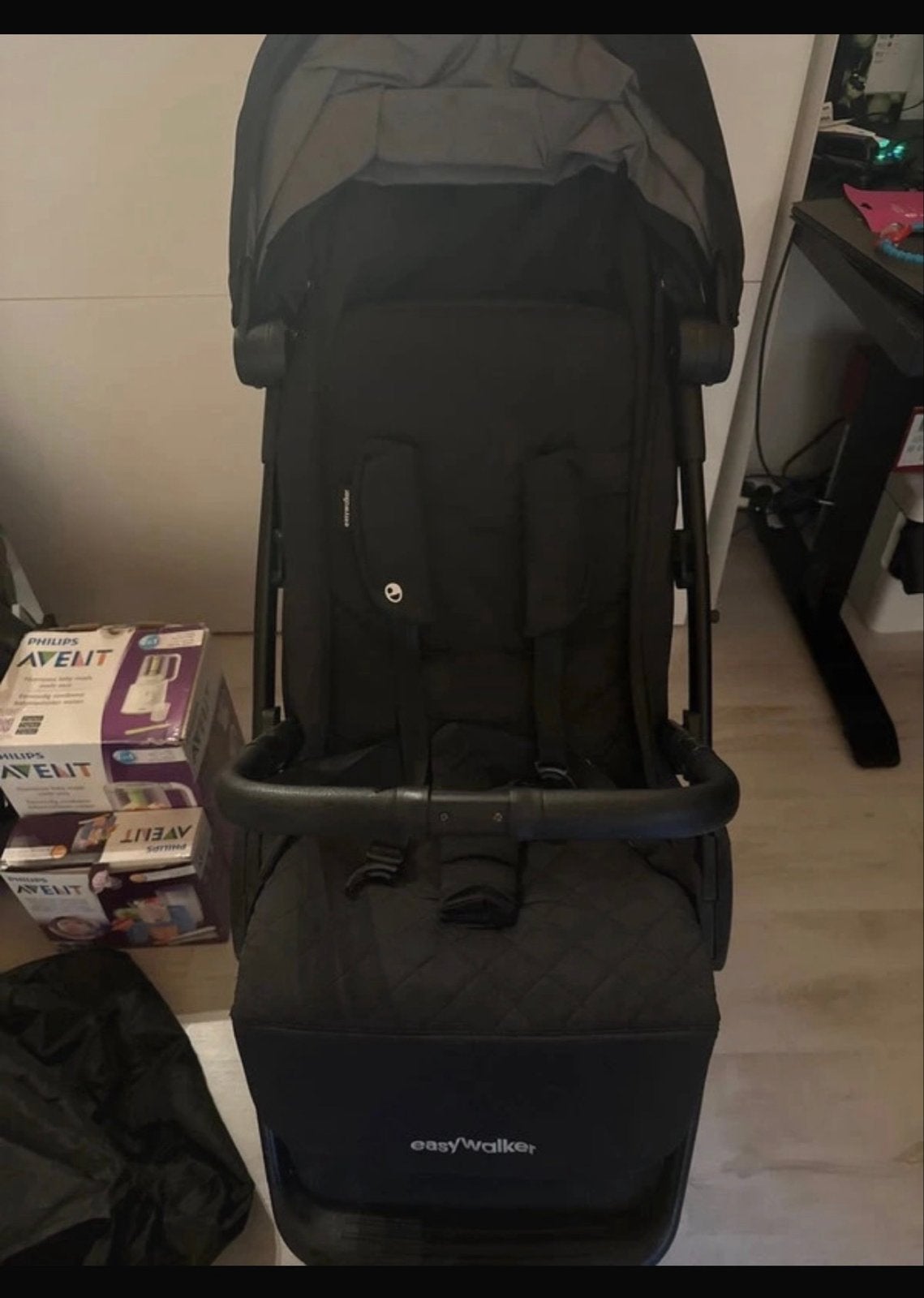 Easywalker Jackey buggy - Compact en compleet, Ophalen, Zo goed als nieuw, Overige merken, Verstelbare rugleuning