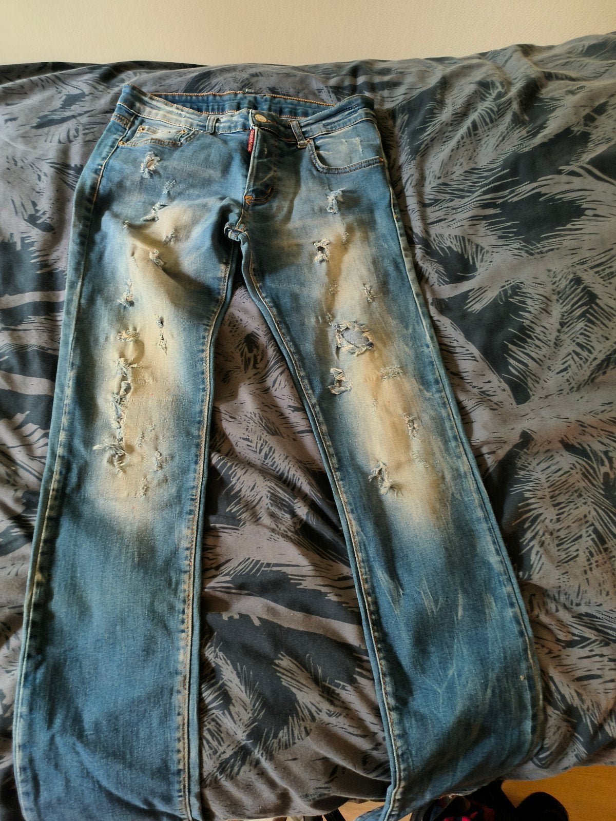 Dsquared 2 broek, Ophalen, Zo goed als nieuw, Blauw, W33 - W34 (confectie 48/50)