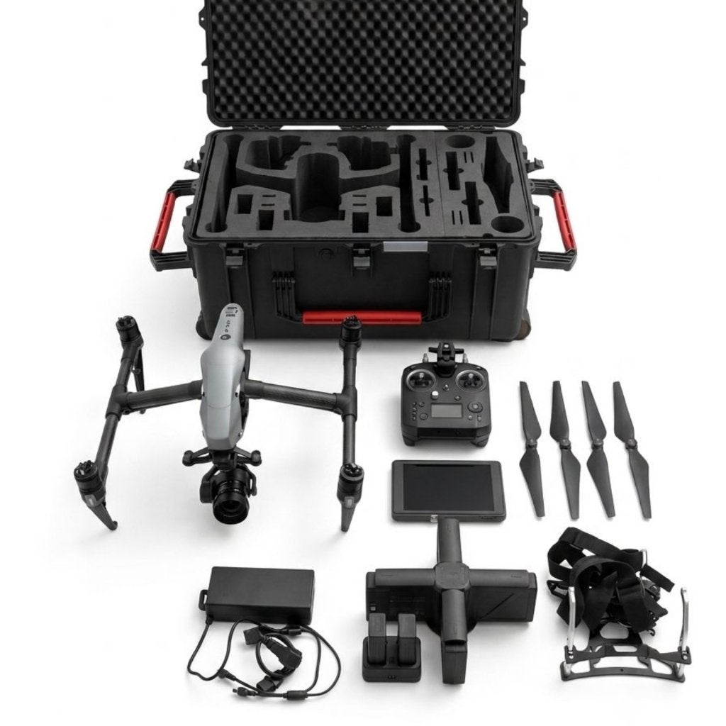 DJI Inspire 2 X5S Advanced Kit + HPRC 2800W Koffer + iPad