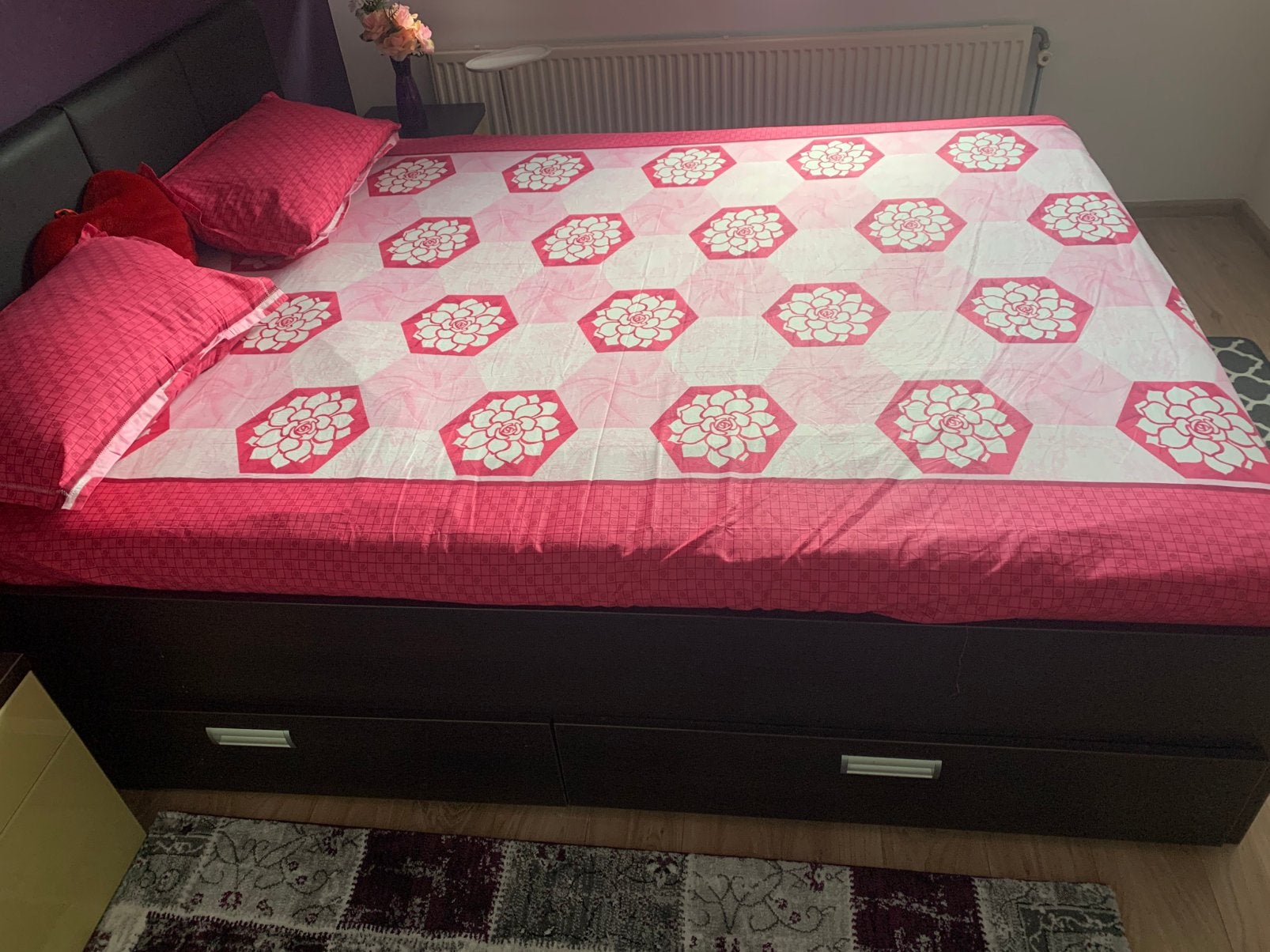 Bed 160*200, Tweepersoons, Ophalen of Verzenden, Zo goed als nieuw, 160 cm