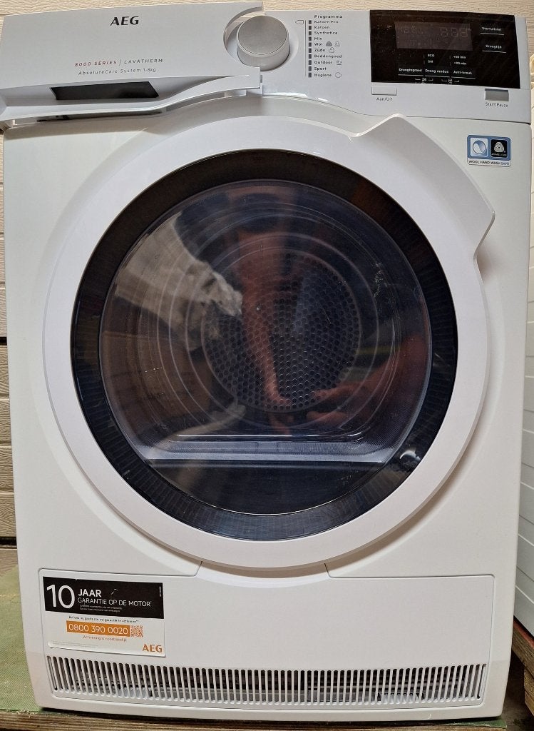 AEG Warmtepompdroger 8000 serie Droogtijd als nieuw!, Ophalen, Zo goed als nieuw, 85 tot 90 cm, 1200 tot 1600 toeren