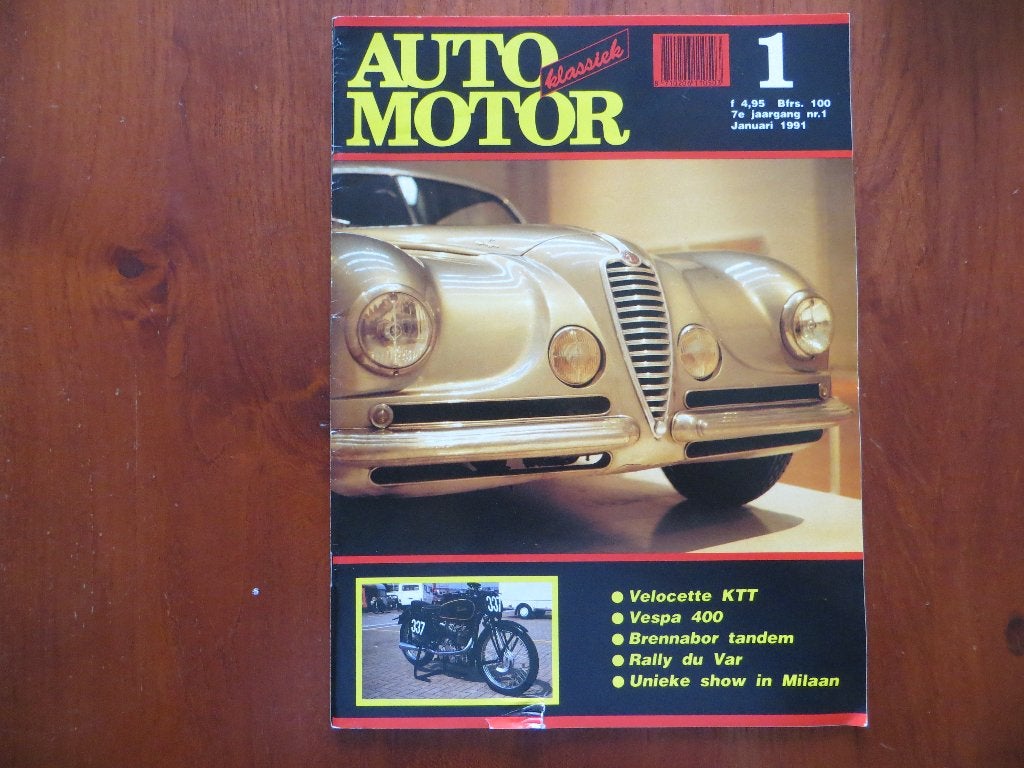 Auto Motor Klassiek 1 1991 Velocette KTT, Vespa 400, Ophalen of Verzenden, Zo goed als nieuw, Algemeen