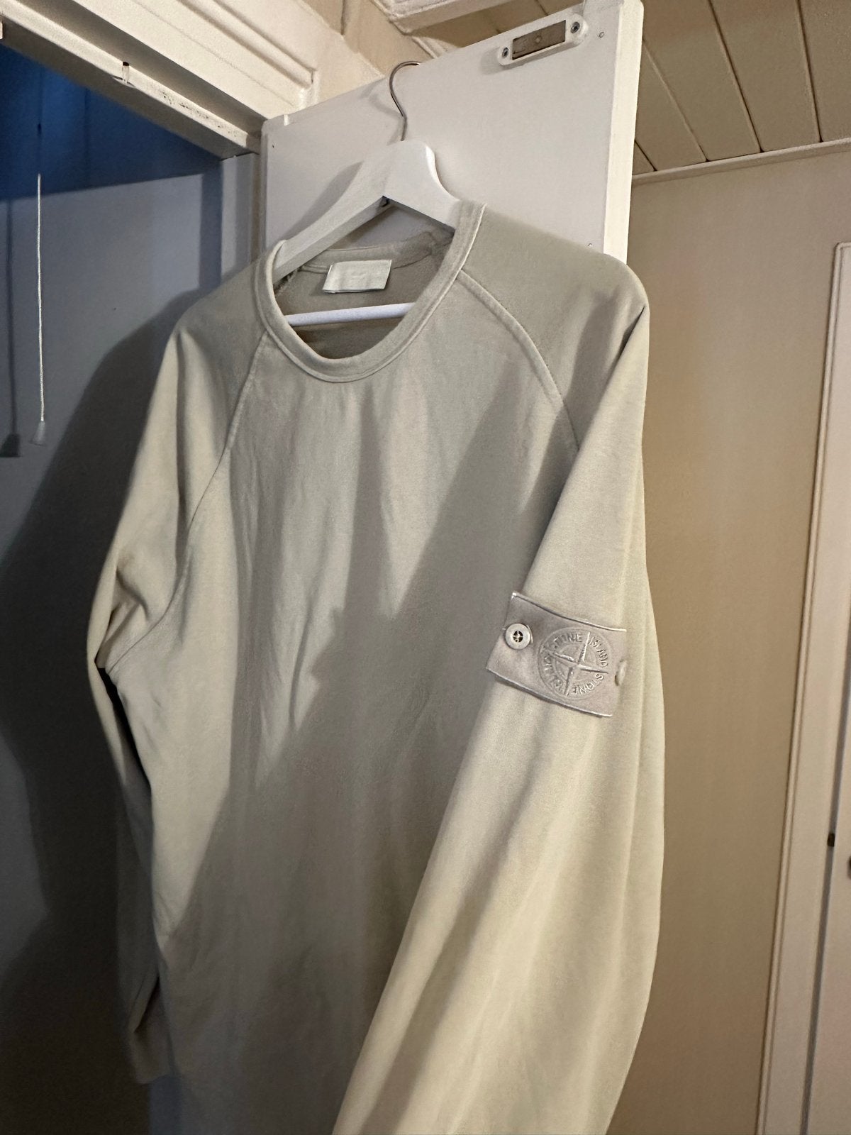 Stone Island Sweater XL - Crème/Beige, Ophalen of Verzenden, Zo goed als nieuw, Maat 56/58 (XL), Beige
