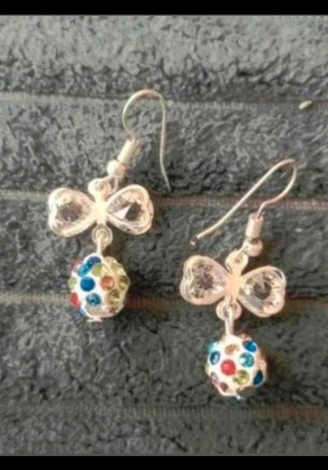 oorbellen bal Infiniti kristal, Verzenden, Nieuw, Zilver, Hangers