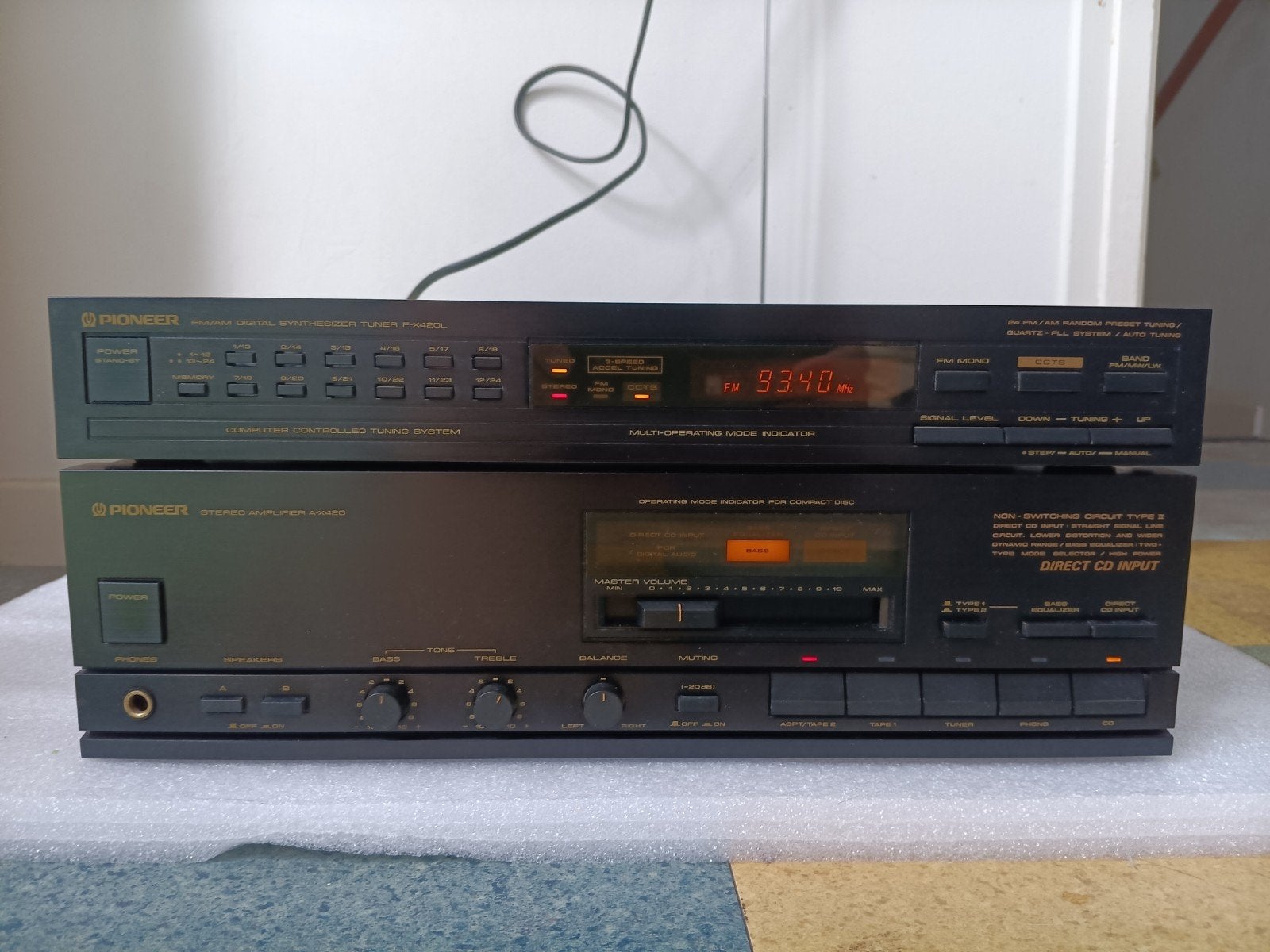 pioneer ax420 met fx420l, Audio, Tv en Foto, Versterkers en Receivers, Gebruikt, Ophalen of Verzenden, Pioneer, Minder dan 60 watt