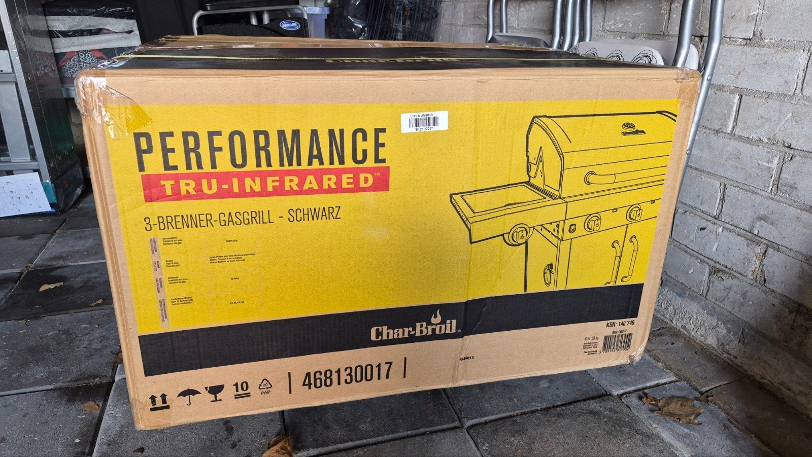 Char Broil Gas BBQ Performance 340B
3 branders, Ophalen, Nieuw, Char-Broil