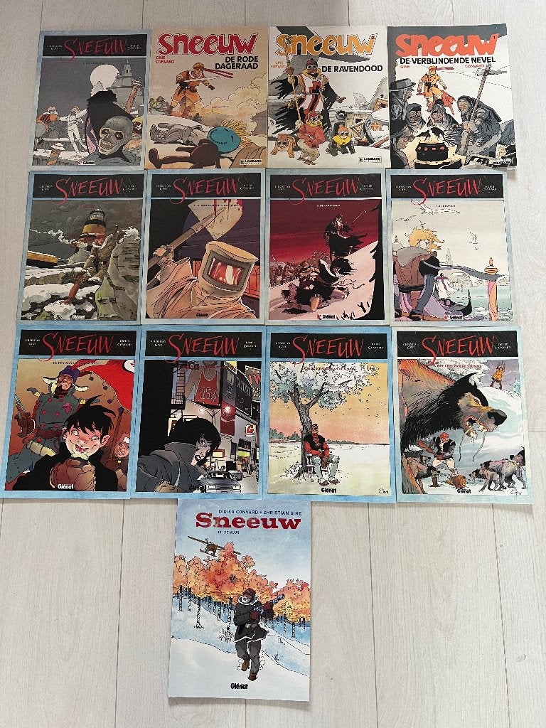 Sneeuw serie 1 t/m 13 compleet en als nieuw, Complete serie of reeks, Ophalen of Verzenden, Zo goed als nieuw