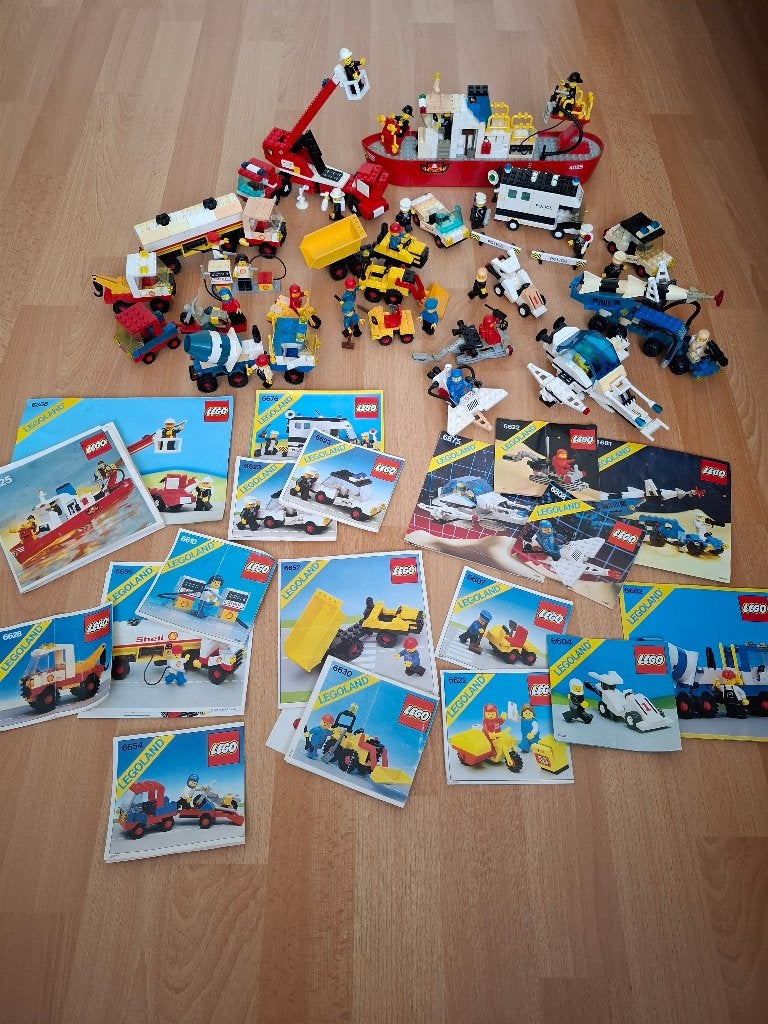 Verzameling LEGO (Brandweer, politie, shell enz.), Ophalen of Verzenden, Gebruikt, Meerdere sets, Lego