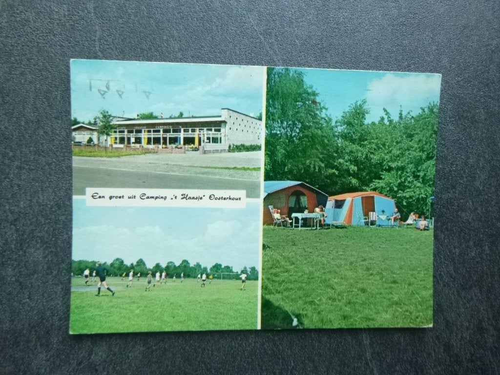 Oosterhout, camping 't Haasje 1966, Verzenden, 1960 tot 1980, Gelopen, Noord-Brabant