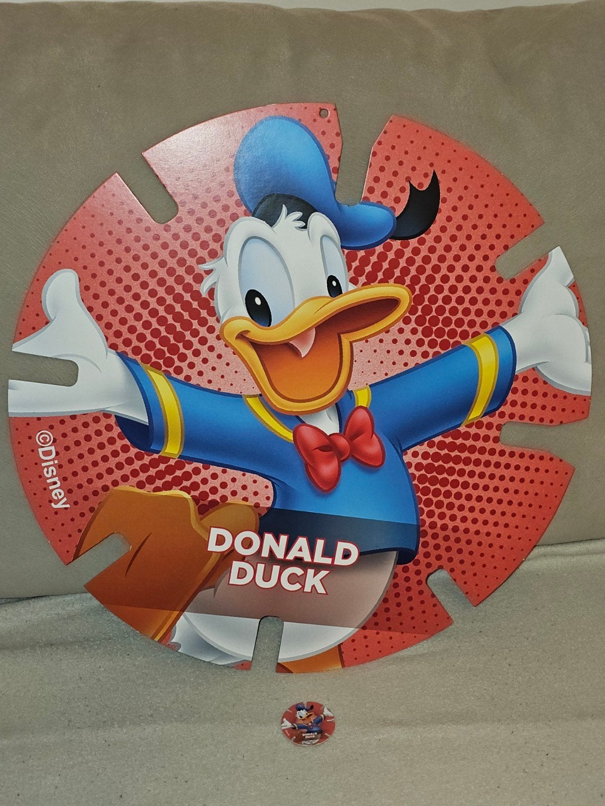 Mega Grote Disney Diskeyz Donald Duck Albert Heijn, Verzamelen, Ophalen of Verzenden, Donald Duck, Zo goed als nieuw, Beeldje of Figuurtje