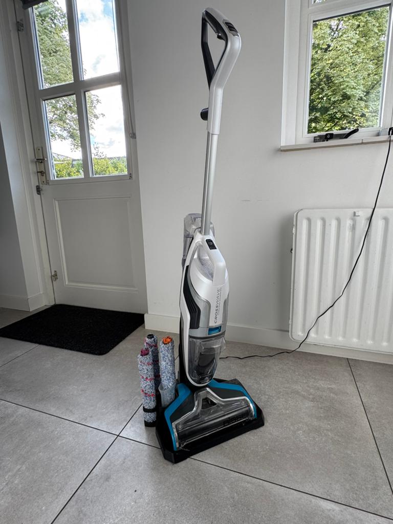 Bissel Crosswave Cordless Advanced, Witgoed en Apparatuur, Stofzuigers, Ophalen, Overige merken, Gebruikt, Vloerreiniger