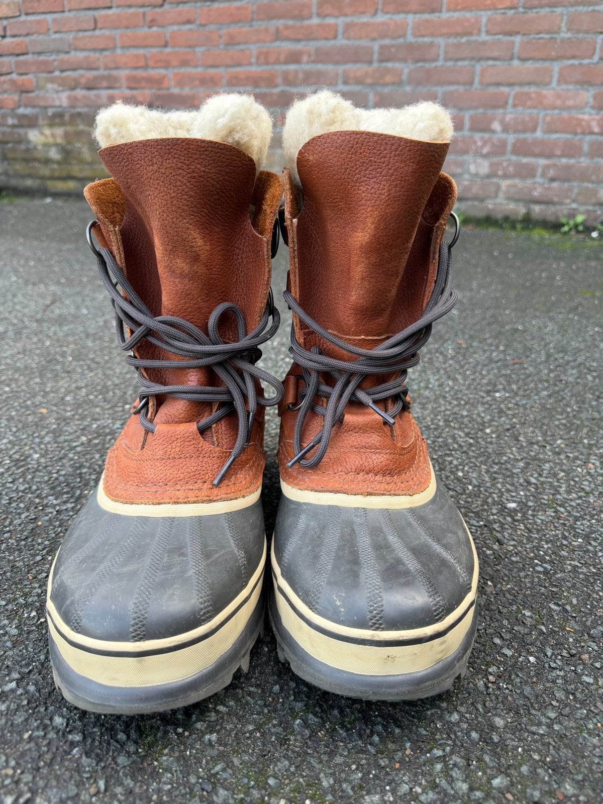 Sorel Caribou Waterproof Snowboots - Maat 40, Kleding | Dames, Verzenden, Gedragen, Bruin, Snowboots
