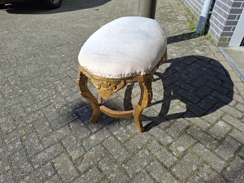 Barok loveseat/ottoman, Ophalen, Minder dan 75 cm, 50 tot 75 cm