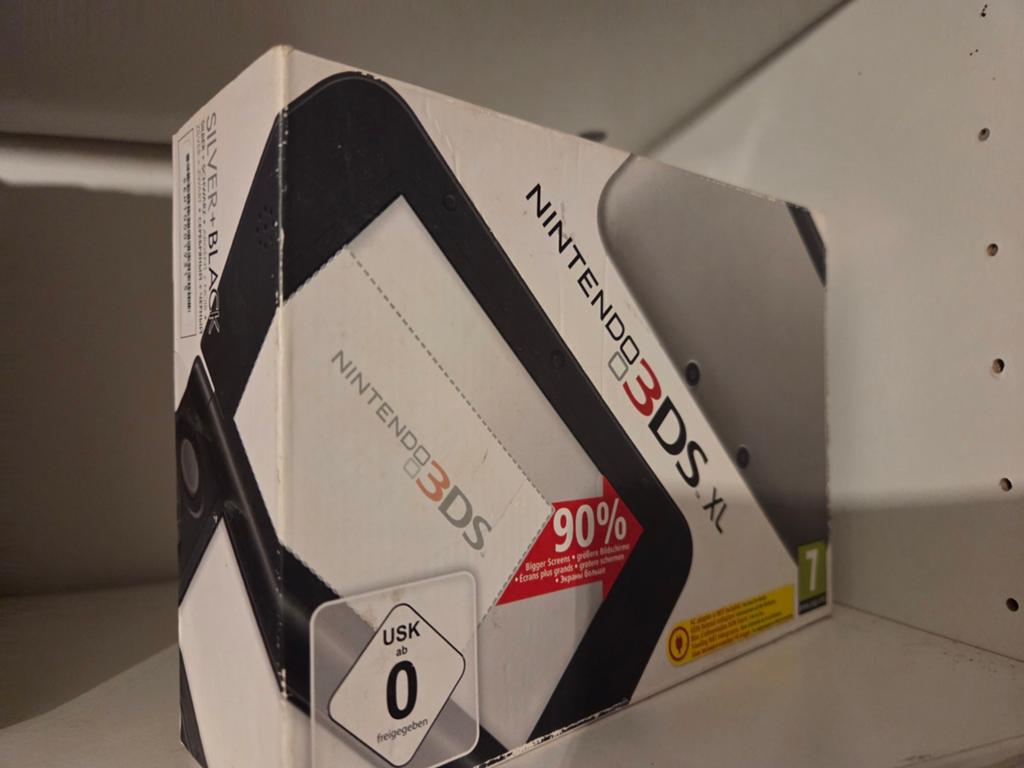 Nintendo 3DS XL doos (zwart/zilver) - ZONDER console, Spelcomputers en Games, Spelcomputers | Nintendo 2DS en 3DS, Ophalen of Verzenden