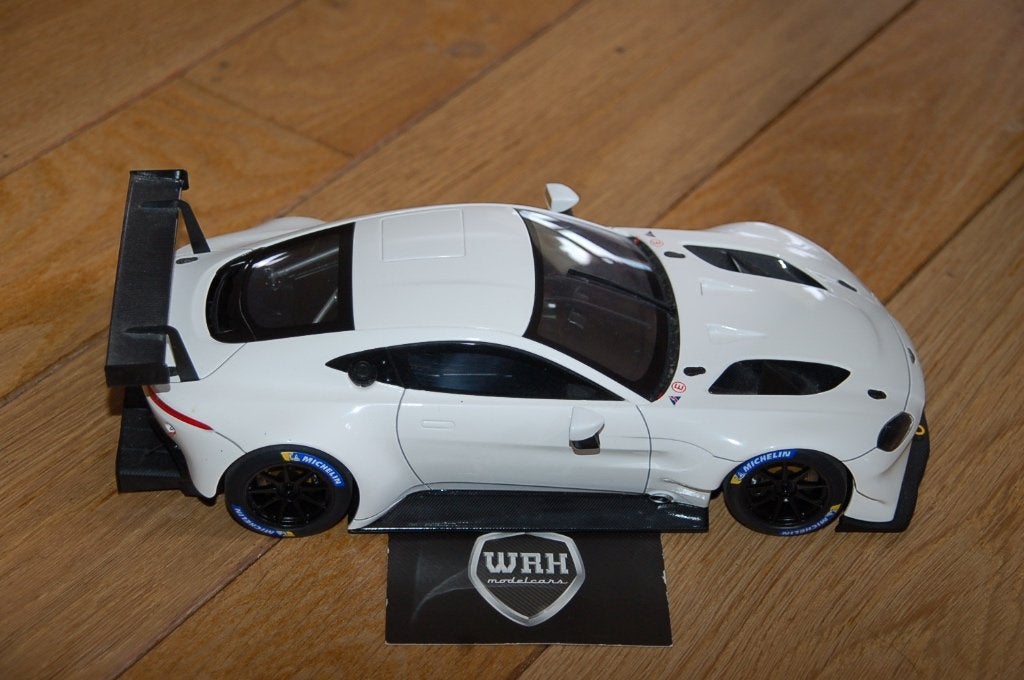 1:18 ASTON MARTIN VANTAGE GTE LM white Autoart no box WRH, Verzenden, Zo goed als nieuw, Auto, Autoart