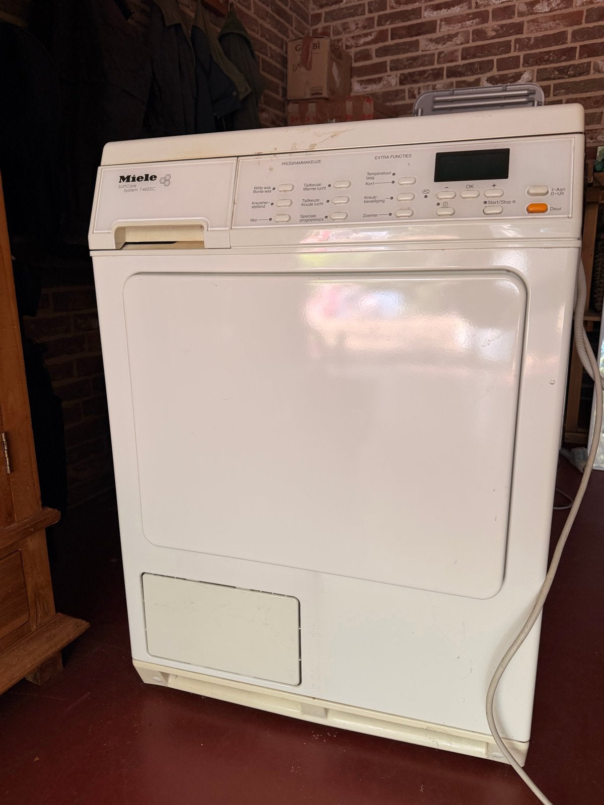Miele SoftCare System T4653C - Defecte wasdroger voor onderd, Ophalen, Niet werkend, Voorlader, Condens