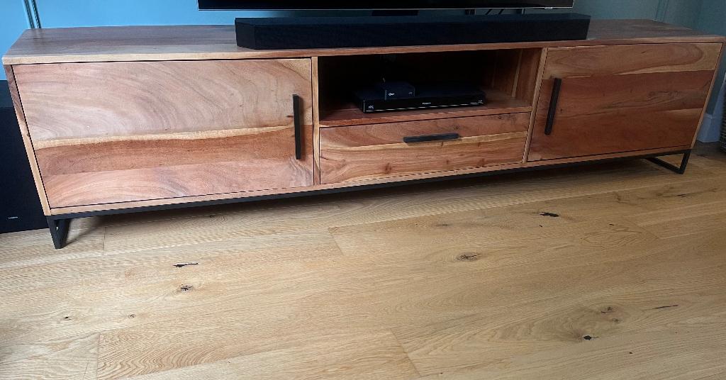 Tv meubel, Ophalen, Zo goed als nieuw, 200 cm of meer, Minder dan 100 cm