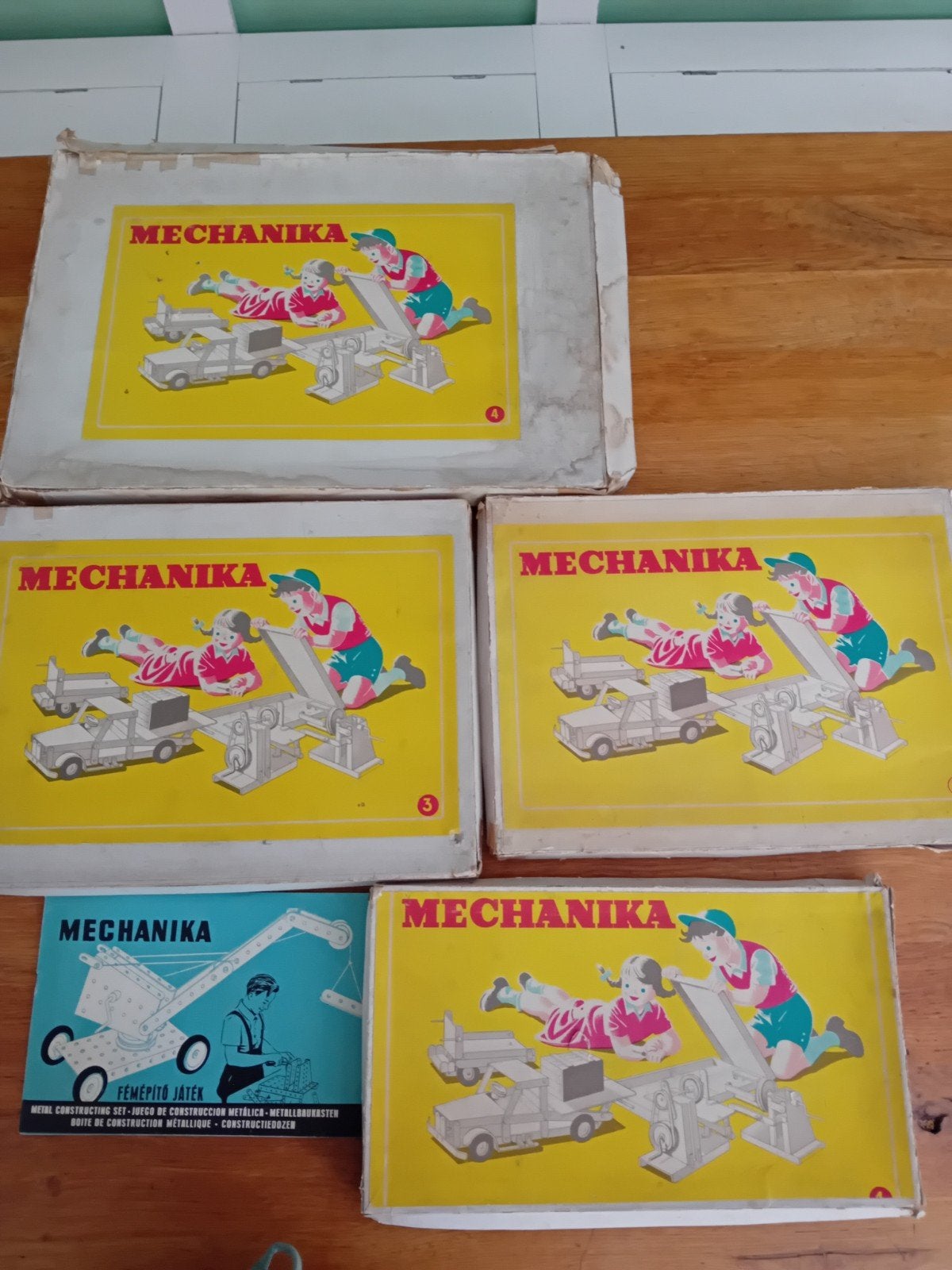 Vintage Mechanika Metaal Bouwdozen Set - Jaren '60, Ophalen of Verzenden