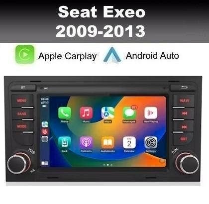 Seat Exeo radio navigatie android 14 apple carplay dab+, Ophalen of Verzenden, Nieuw