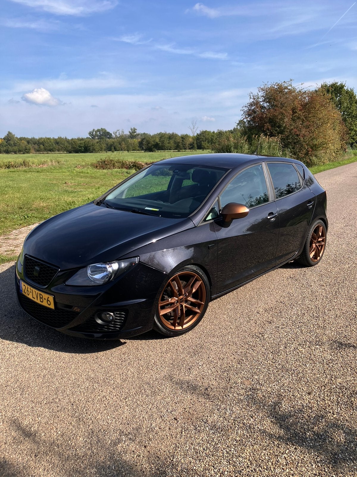 Seat Ibiza fr bocanegra 1.4 TSI 110KW AUT 2010 Zwart, Auto's, Euro 5, Zwart, 4 cilinders, 620 kg