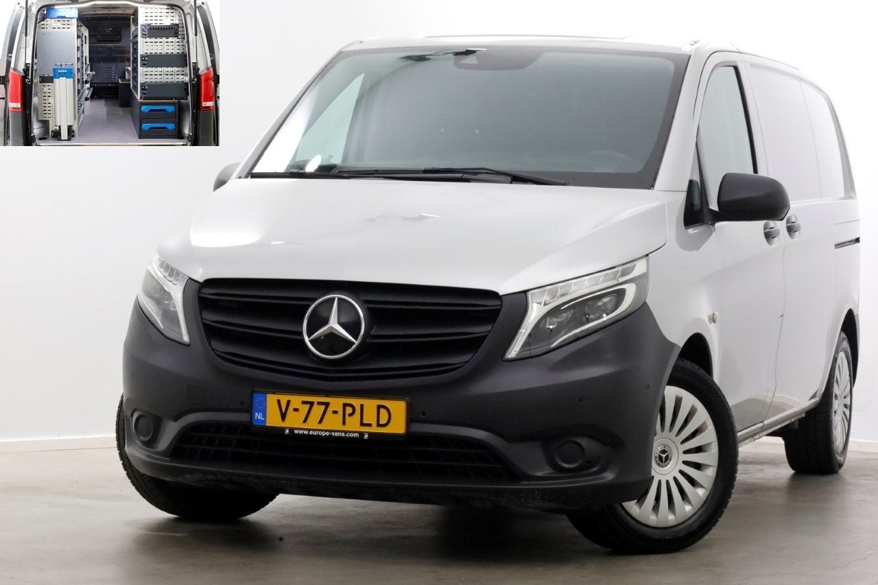 Mercedes-Benz Vito 114 CDI 136pk Compact 9G Automaat 2x Schu, Auto's, Dealer onderhouden, Gebruikt, Euro 6, 4 cilinders
