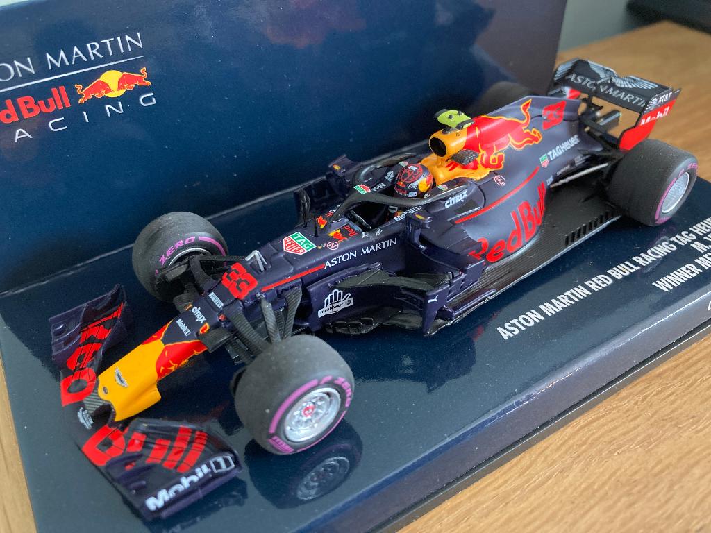 ✅ Max Verstappen 1:43 5e F1 win Mexico 2018 RB14 410181933, Ophalen of Verzenden, Nieuw, Formule 1