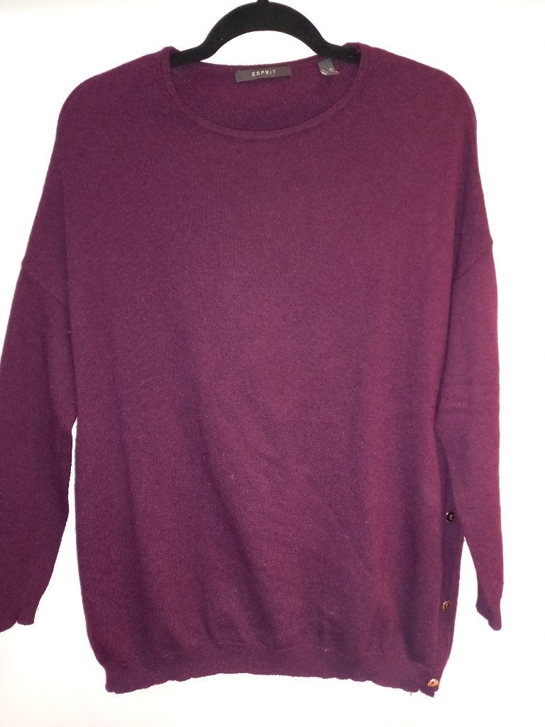 Donkerrode trui Esprit, mt XS (valt als een S), Ophalen of Verzenden, Maat 36 (S), Gedragen, Rood