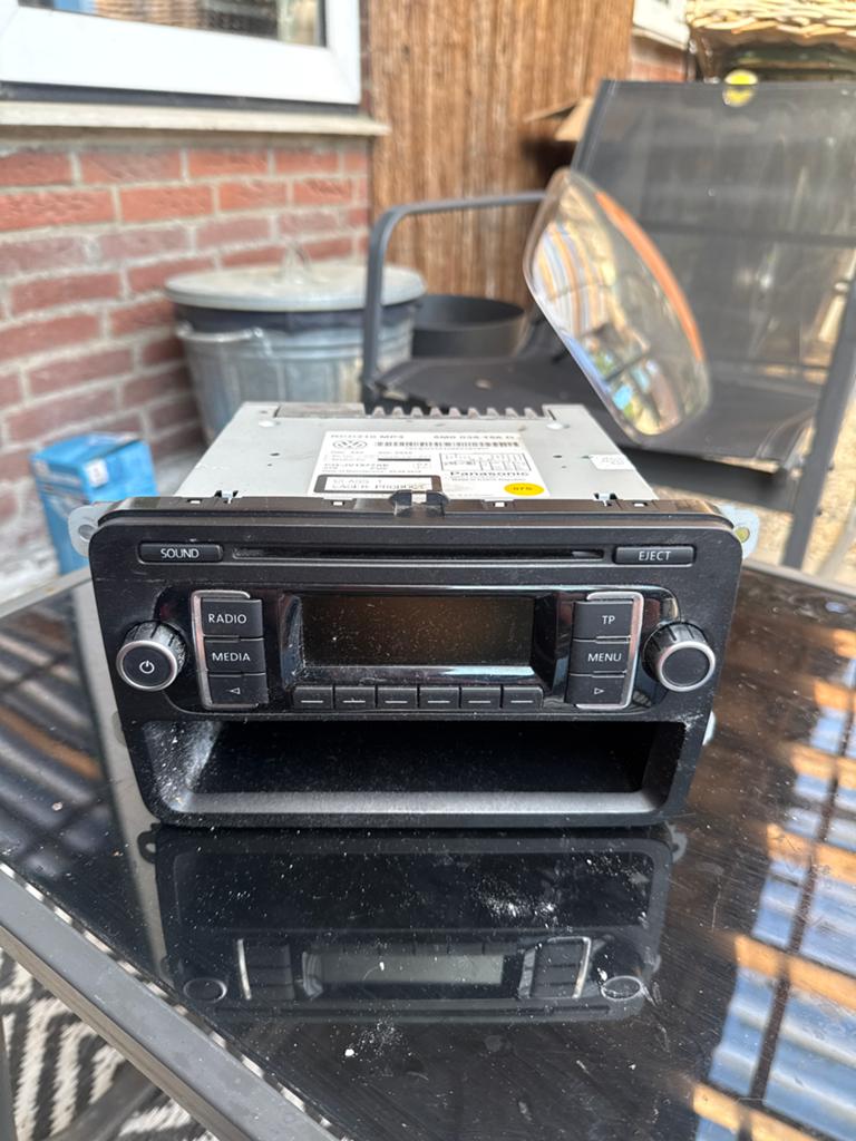Autoradio VW Polo RCD210 MP3 - Werkend verwijderd, Auto diversen, Autoradio's, Ophalen, Gebruikt