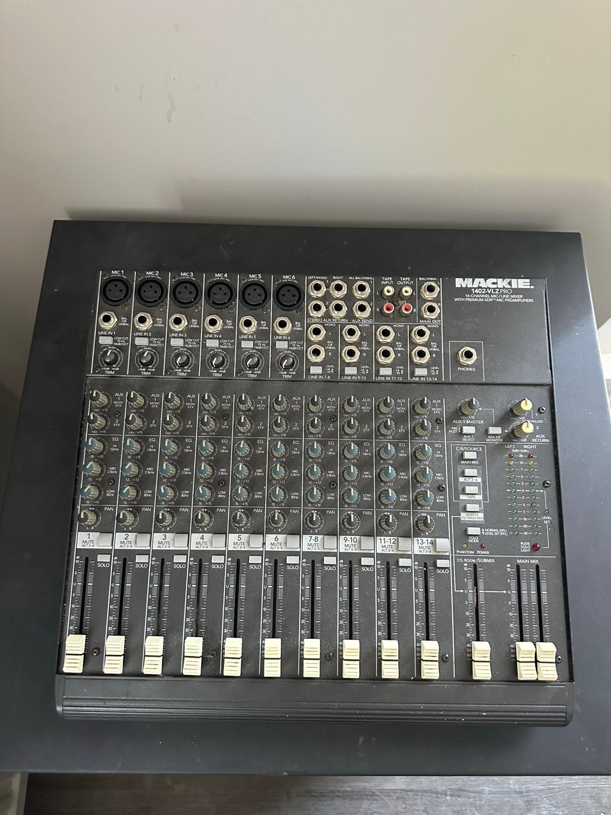 Mackie VLZ 1402 PRO, Ophalen of Verzenden, Gebruikt