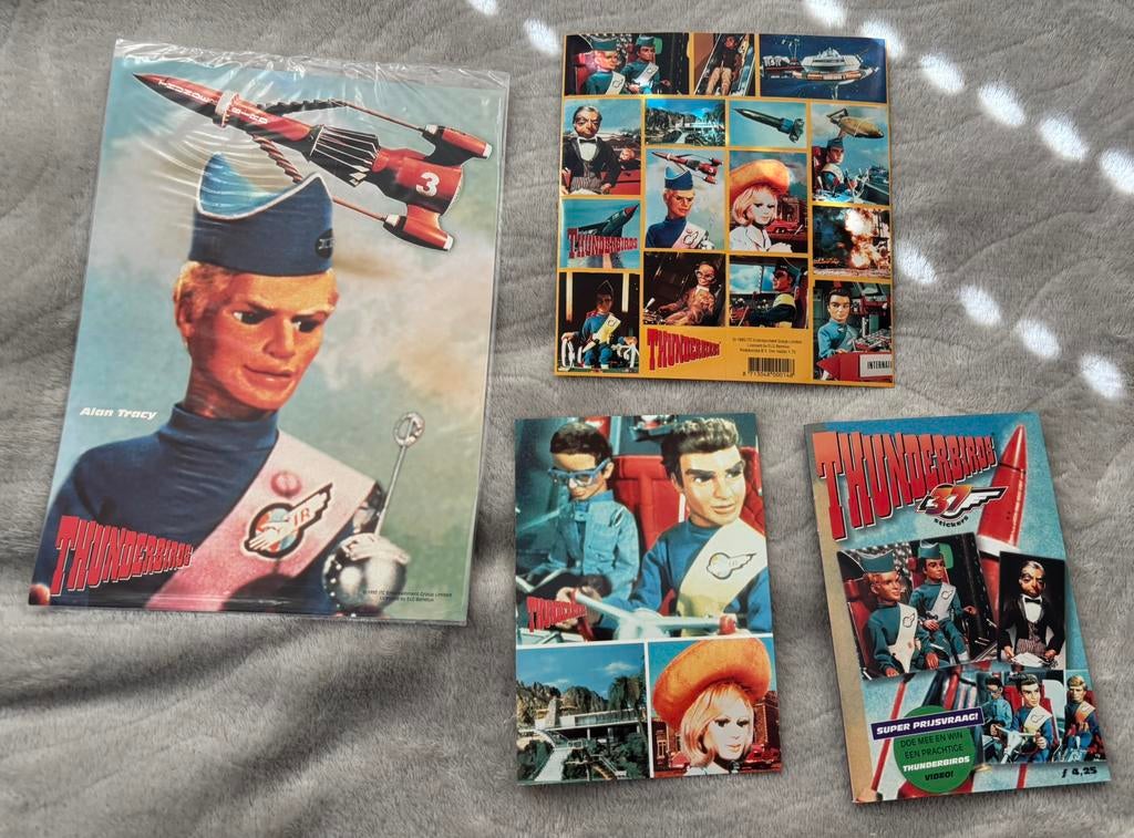 “Super Prijsvraag” setje van de Thunderbirds (geopend), Ophalen of Verzenden, Zo goed als nieuw