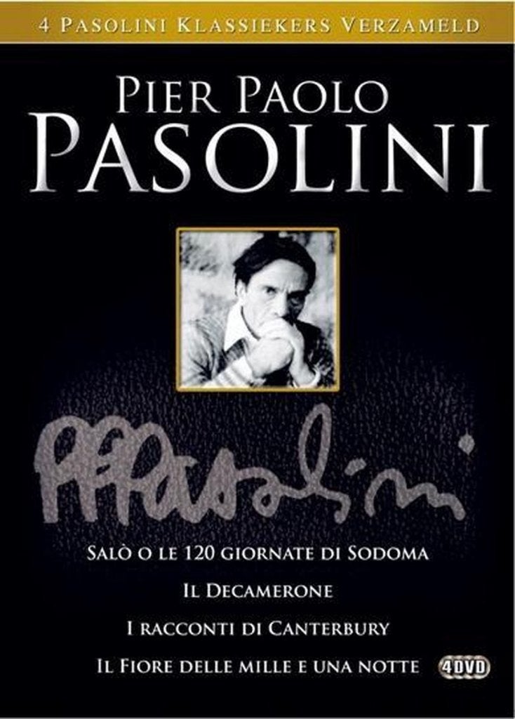 Pier Paolo Pasolini (4xDVD BOX SET) Jaren 70 ITALIAN CINEMA, Nederlands, Zo goed als nieuw, Italiaans, Drama