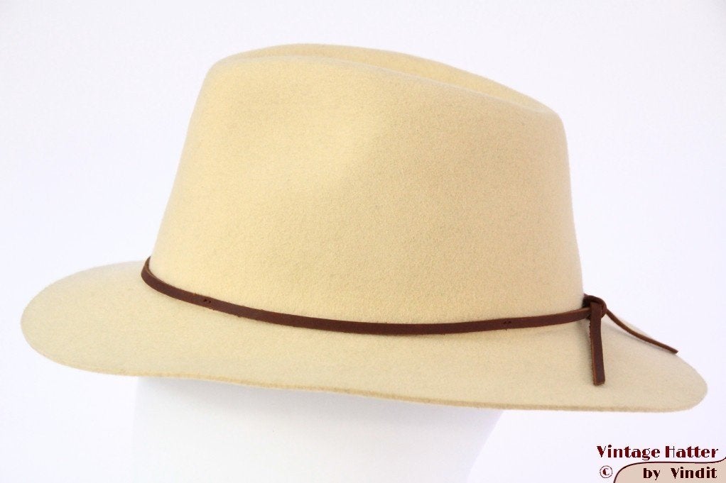 Gleufhoed Brixton Wesley gebroken wit 58,5 Nieuw Sample, Kleding | Dames, Hoed, Nieuw, Ophalen of Verzenden, Brixton Wesley